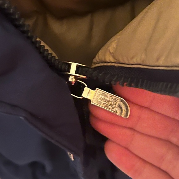 The North Face Vintage Made in USA Blue Goose Down Puffer Coat - Picture 7 of 9